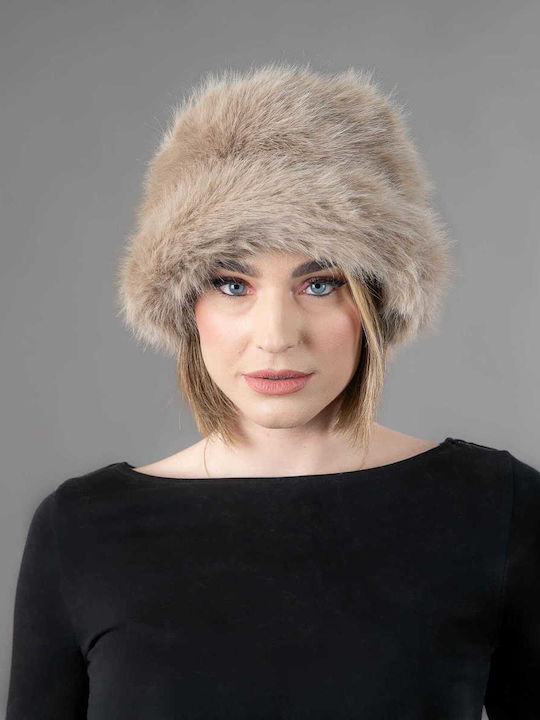 Elusso. Furry Women's Hat Beige