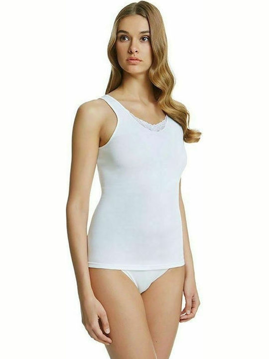 Γυναικεία Φανελάκια Λευκό 2Pack