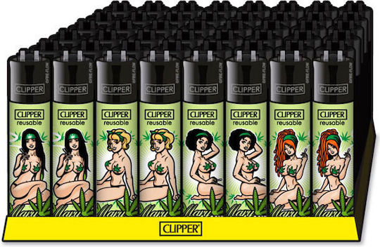 Clipper Αναπτήρας Flamme (Μverschiedene Designs/Farben)