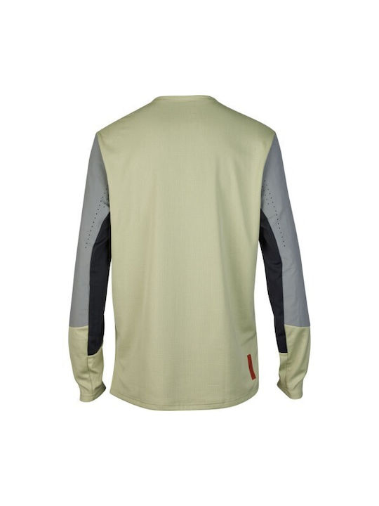 Fox Defend Lange Ärmel Radtrikot Braun