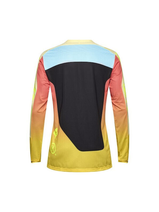Fox Flexair Lange Ärmel Radtrikot Gelb