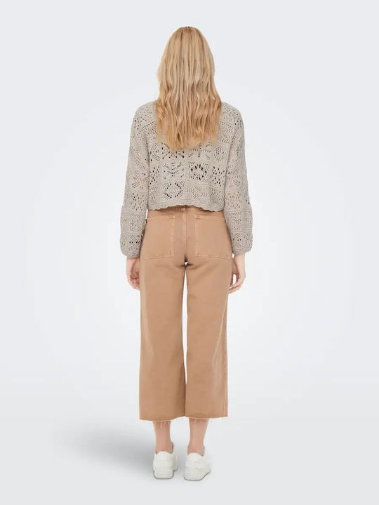 Jachetă de damă tricotată Beige