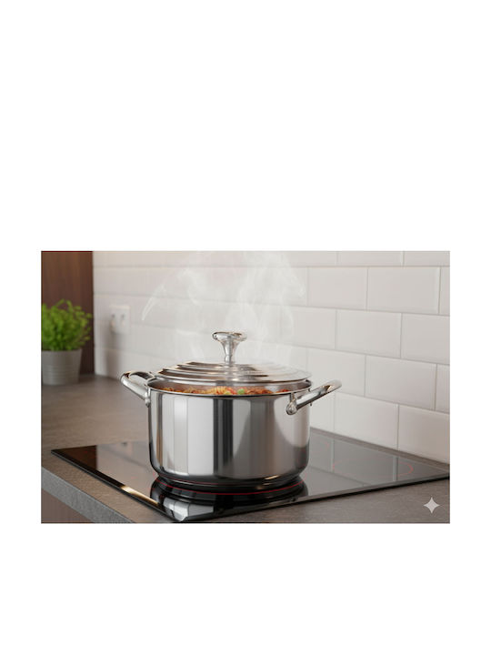 Cheffinger Deep Stainless Steel Pot 6lt / 28cm