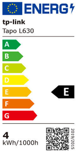 TP-LINK Smart Bulbs Tapo L630 v1.2 LED 3.7W for Socket GU10 RGB 350lm Dimmable 4pcs