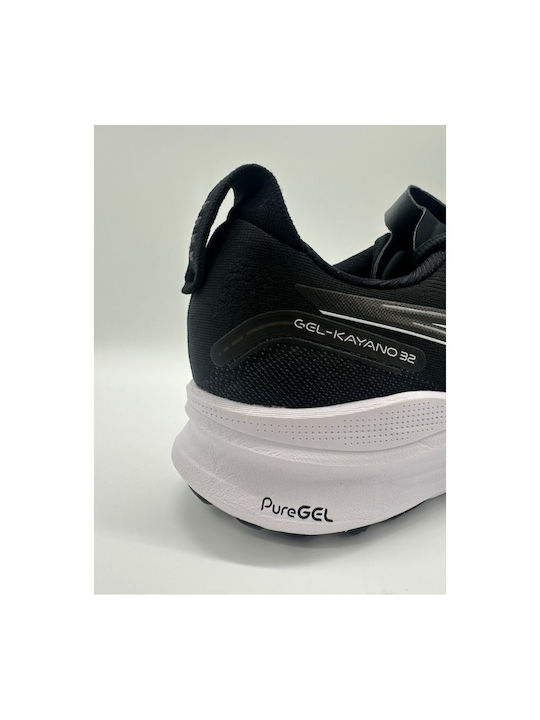 Gel-Kayano 32 4E Extra Wide Männer Sportschuhe Laufen Schwarz Weiß