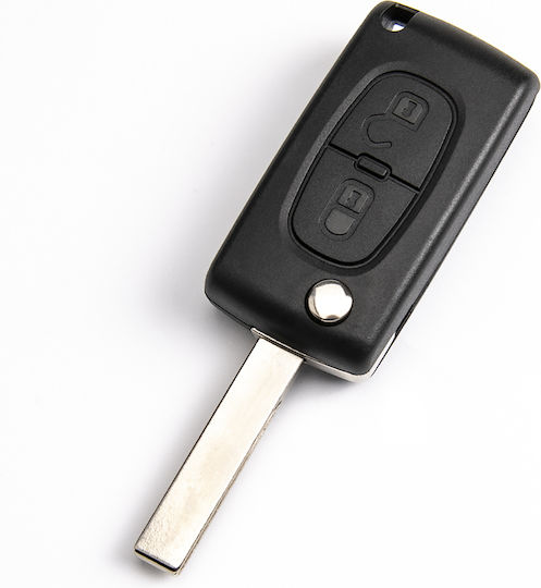Telecomandă Cheie Auto Electronică Peugeot 307 207 206 Partner Expert Hu83 433mhz