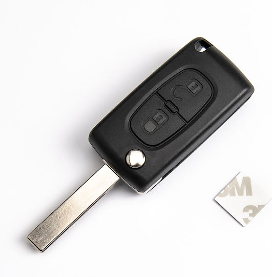 Telecomandă Cheie Auto Electronică Peugeot 307 207 206 Partner Expert Hu83 433mhz