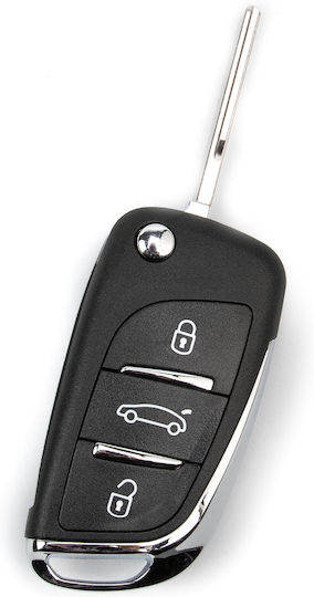 Telecomandă Cheie Auto Electronică Peugeot Citroen 433mhz Hu83