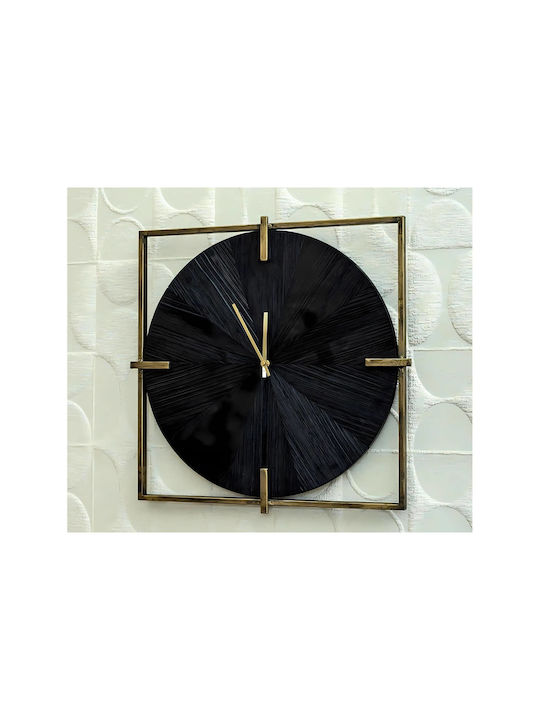 PTMD Collection Wanduhr Metallisch Gold 53x5cm