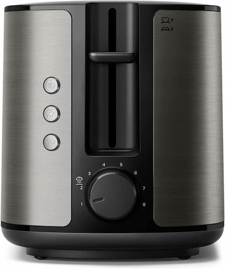 Philips Viva Collection Тостер Двуместна 950W Черен