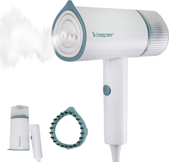 Beper Kleiderdampfer Hand 1200W mit Behälter 100ml Weiß