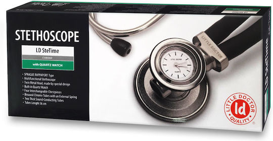 Little Doctor Stetoscop cu două capete Negru