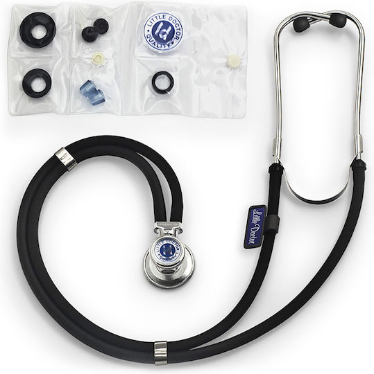Little Doctor Stetoscop cu două capete Negru