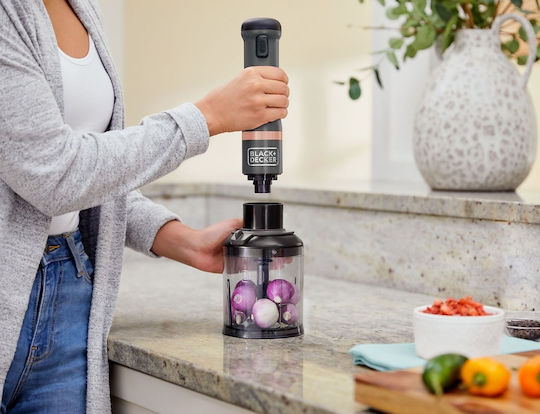 Аксесоар Мултифункционален Кухненски Робот Ръчен Миксер Black+decker Bckm101fp-xj Капацитет 600ml Bckm101fp-xj