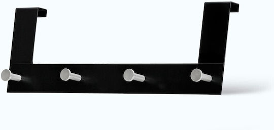 Grekon Door Hook 304 4 Slots Stainless Steel 40x3.5x13cm