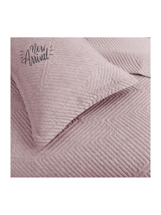 Isadore Lorraine Set Coverlet Queen Size Pink 230x250cm