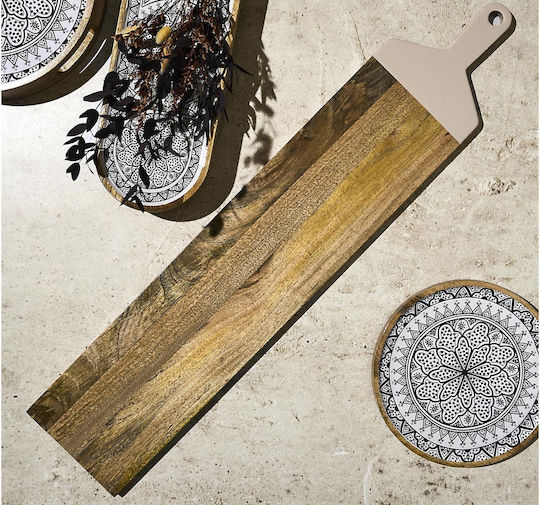 The Home Deco Factory Wooden Serving Platter 100x20x1.5cm