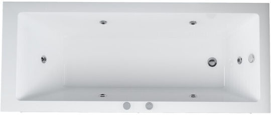 Inter Ceramic Μπανιέρα Ακρυλική με Υδρομασάζ 170x70cm Inter Ceramic Μπανιέρα Ακρυλική με Υδρομασάζ 170x70cm