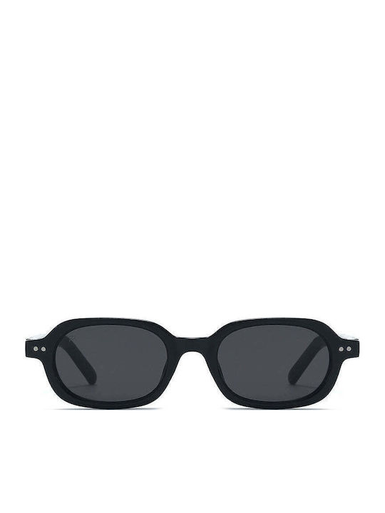 Red Raven Connor Unisex Sunglasses with Black Frame and Black Lens rd-000018-BLACK-52658634162510