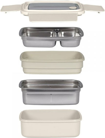 Livoo Lunchbox Inox Beige 1000ml 1Stück Livoo Lunchbox Inox Beige 1000ml 1Stück