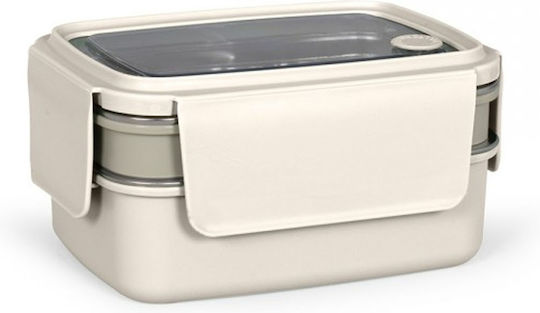 Livoo Inox Lunch Box Beige 1000ml