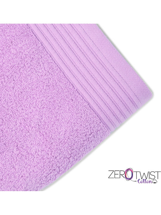 Cosy All Seasons Πετσέτα Σώματος Zero Twist 70x130εκ. Λιλά Βάρους 650gr/m²