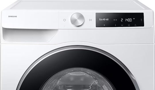 Samsung Πλυντήριο Ρούχων 9kg με Τεχνολογία Ατμού 1400 Στροφών WW90DG6U2FLEU4