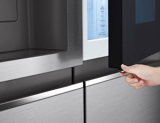 LG Ψυγείο Ντουλάπα 635lt Total NoFrost Υ179xΠ91.3xΒ73.5εκ. Inox GSXV80PZLE