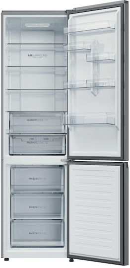 Haier Combină frigorifică 409lt Total NoFrost Î205xL59.5xA66.7cm. Inox HDPR1620ANPK