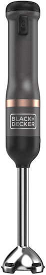 Black & Decker Hand Blender with Stainless Steel Rod Gray