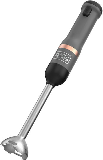Black & Decker Ραβδομπλέντερ με Ανοξείδωτη Ράβδο Μαύρο