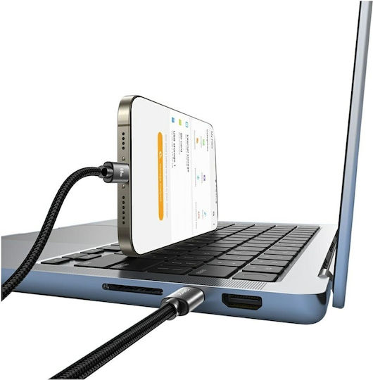 Usams USB 2.0 Kabel USB-C männlich - USB-C 60W Schwarz 1m (SJ769USB01)