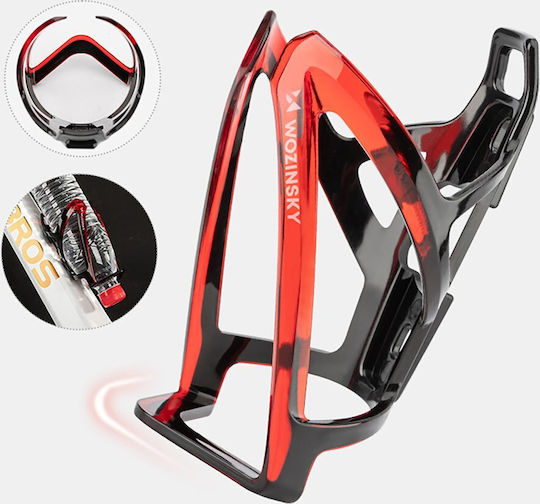 Wozinsky Wur-01br Bike Bottle Holder Basket Black Red