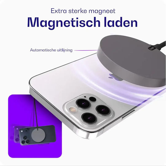 Buddi Φορτιστής Magsafe 15W Γκρι