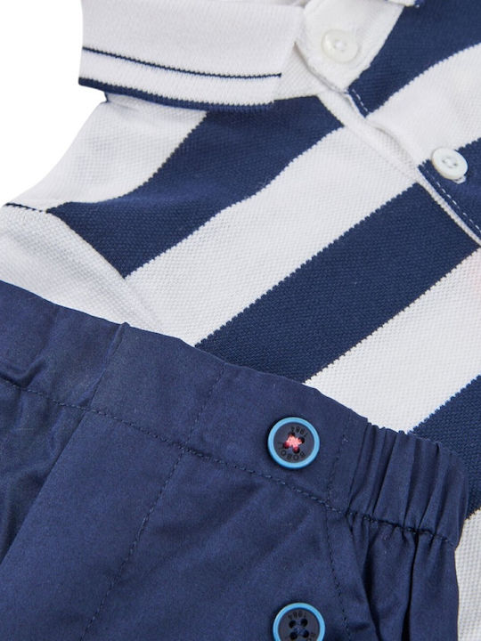 Kids Clothing Set with Shorts Summer 2 Pieces Blue