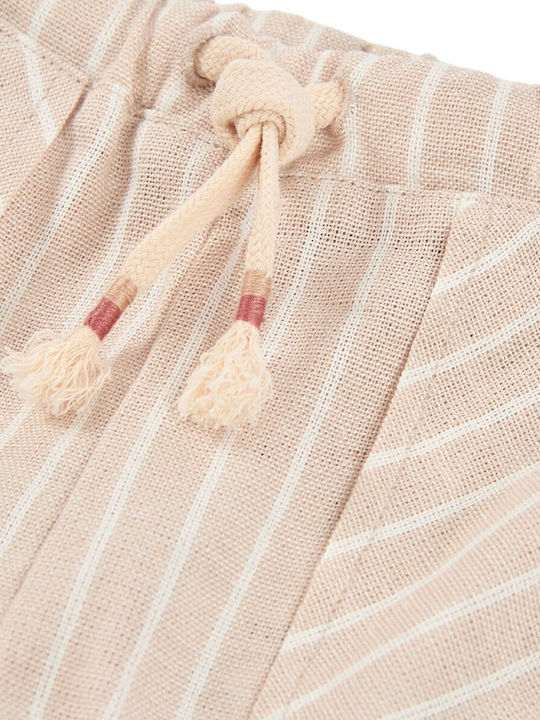 Kids' Shorts/Bermudas Fabric Beige