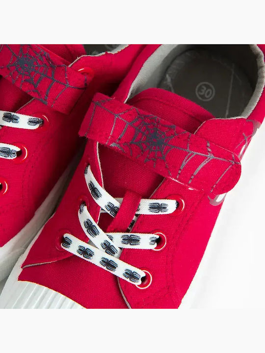 Παιδικά Sneakers με Σκρατς Κόκκινα