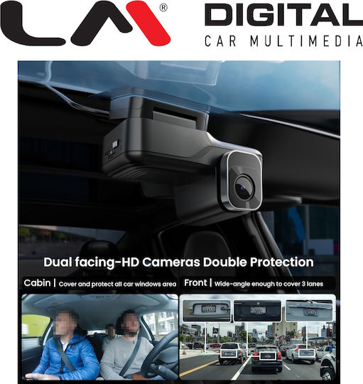 LM Digital X202-G421 Κάμερα DVR Αυτοκινήτου Wi-Fi, GPS