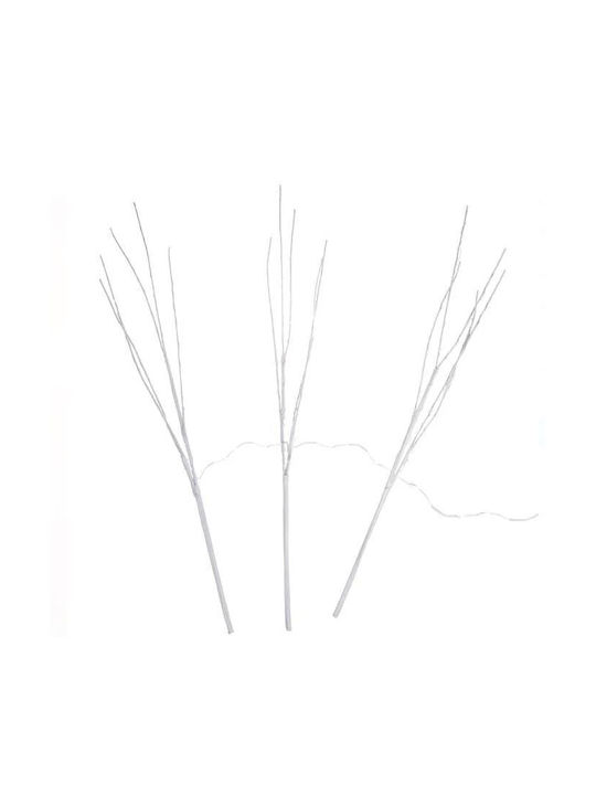 Decorative White Branches 150 Led 90cm Set Of 3 Pieces