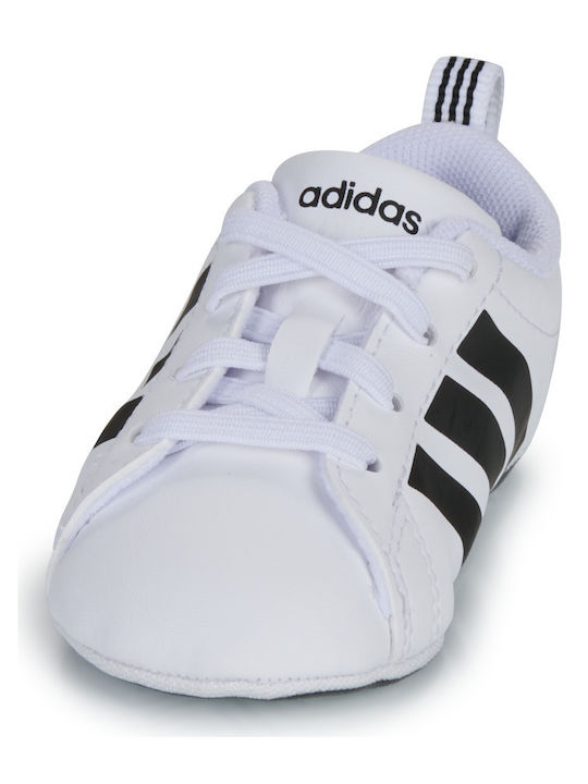 adidas Βρεφικά Sneakers Αγκαλιάς Λευκά Court