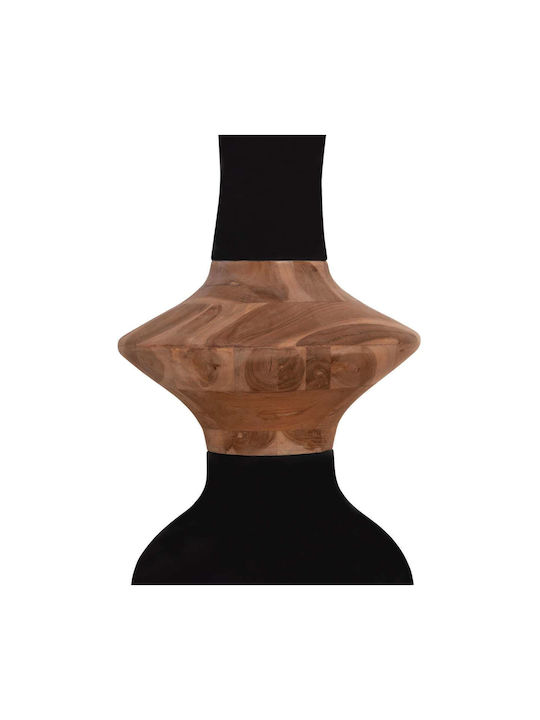 Dekorative Bodenvase Beton Schwarze 45x45xHcm
