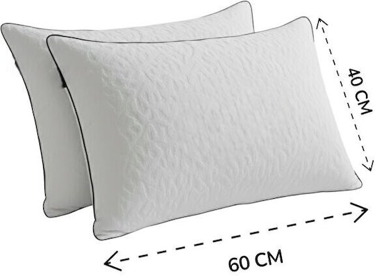 SteweHome Zierkissen Zakar 3D 2 Stück Weiß 40x60cm