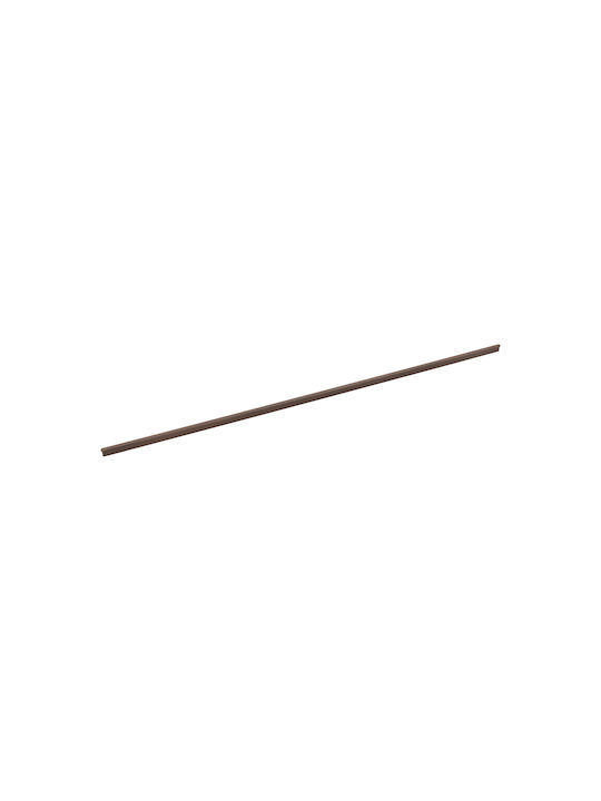 Roline Handle Furniture made of Metallic & Wooden Walnut ICP-14052-992mm 1pcs