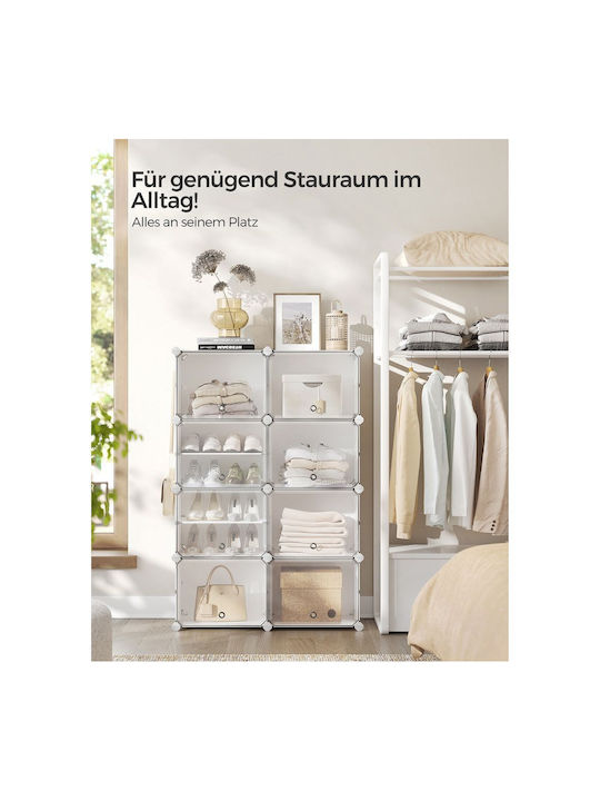 Plastic Shoe Organizer 83x32x125cm