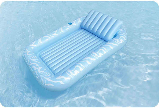 Bestway Saltea Gonflabilă Pentru Plajă Albastru Deschis 214x155cm