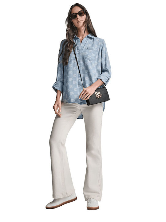 Women's Long Sleeve Shirt Light Blue