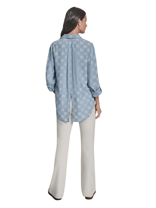 Women's Long Sleeve Shirt Light Blue