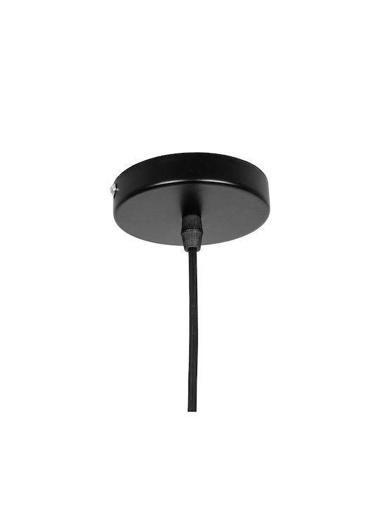 GloboStar Aldo Pendant Light Black with Socket E27 15x15x24cm
