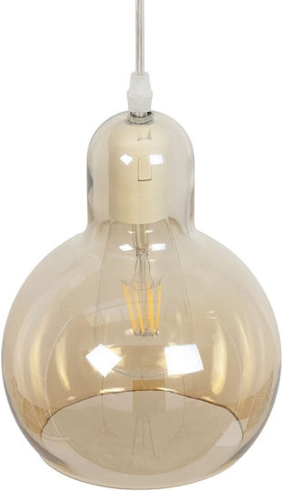 GloboStar Lucrezia Pendant Light Honey with Socket E27 18x18x24cm