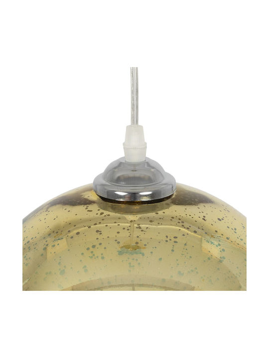 GloboStar Saturn Pendant Light Multicolour with Socket E27 25x25x22cm